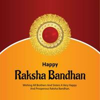 Happy Raksha Bandhan Indian Hindu Festival Celebration Vector Design