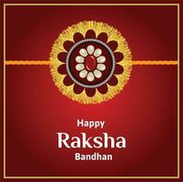 Happy Raksha Bandhan Indian Hindu Festival Celebration Vector Design