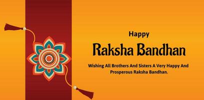 Happy Raksha Bandhan Indian Hindu Festival Celebration Vector Design