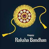 contento raksha Bandhan indio hindú festival celebracion vector diseño