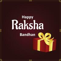 Happy Raksha Bandhan Indian Hindu Festival Celebration Vector Design