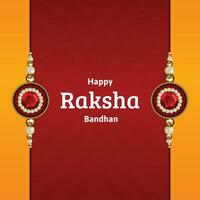 Happy Raksha Bandhan Indian Hindu Festival Celebration Vector Design