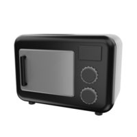 3D Rendering Microwave Icon Object png