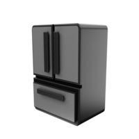 3d le rendu frigo icône objet png