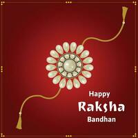 Happy Raksha Bandhan Indian Hindu Festival Celebration Vector Design