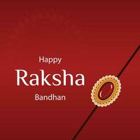 Happy Raksha Bandhan Indian Hindu Festival Celebration Vector Design