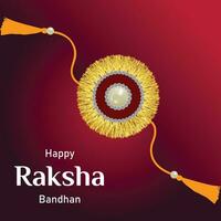 contento raksha Bandhan indio hindú festival celebracion vector diseño