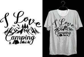 Camping T-shirt Design. Funny Gift Camping T-shirt Design For Camp Lovers. Typography, Custom, Vector t-shirt design. World All Camper T-shirt Design For Adventure