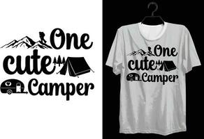 Camping T-shirt Design. Funny Gift Camping T-shirt Design For Camp Lovers. Typography, Custom, Vector t-shirt design. World All Camper T-shirt Design For Adventure