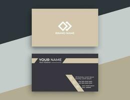 Creative business card vector