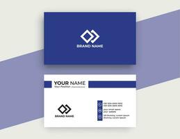 Business card design trendy template modern design vector