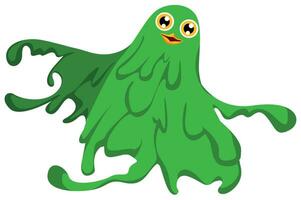 Green Slime Penguin Svg, Halloween Svg vector