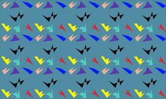 seamless geometric pattern with triangles vector