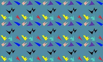 seamless geometric pattern with triangles vector