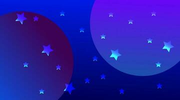 Liquid color background design with star. Trendy gradient shapes composition. vector