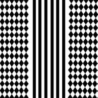 black and white square pattern design vector