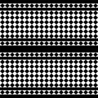 black and white square pattern design vector