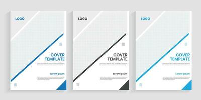 New editable marketing clear stylish booklet or flier sheet template vector