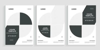 New Chart Infographic Style A4 Booklet and Flier Design vector