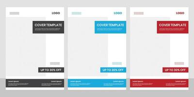 Minimal type new marketing layout flier with free file vector