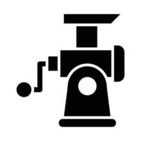 Meat Grinder Vector Glyph Icon For Personal And Commercial Use.