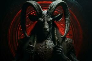 Baphomet. Generate Ai photo