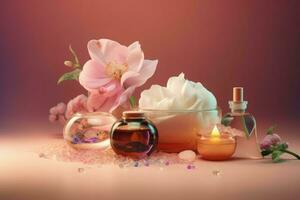 Spa beauty oil services. Generate Ai photo