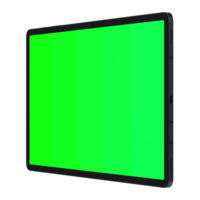 Samsung Galaxy Tab S7 Plus Left Facing Greenscreen Display png