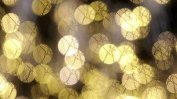 golden Beleuchtung sind gezeigt im ein verschwommen Foto video