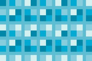 Blue square mosaic pattern. Seamless pattern. Abstract background vector illustration.