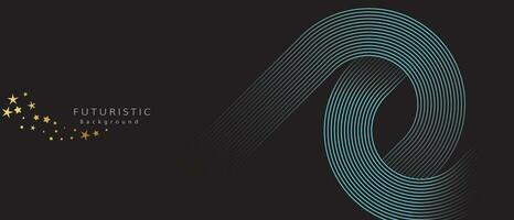 Wave Background with Vector Design