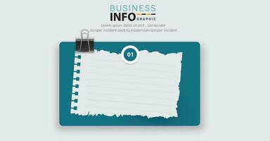 Business Infographic Template Design vector