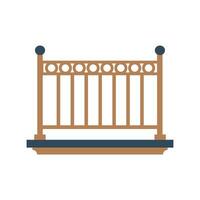 balcony railing or handrails illustration vector