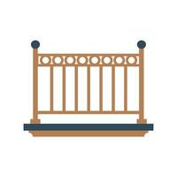 balcony railing or handrails illustration vector