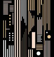 abstract black and white line on black background vector, in the style of repetitive, light pink and dark beige, ogham scripts, geometry-inspired, modern vector