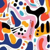 pattern design made with colorful shapes pattern, in the style of roy lichtenstein, white background, abstraction-creation, goa insprired motifs, tarsila do amaral, wallpaper, richard pousette-dart vector