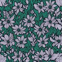 Floral Vector repeated Seamless Pattern Design for Fabric and Wallpaper