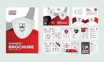 Modern multipurpose business brochure template design vector