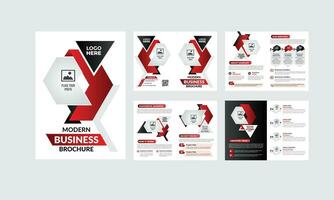 Modern multipurpose business brochure template design vector