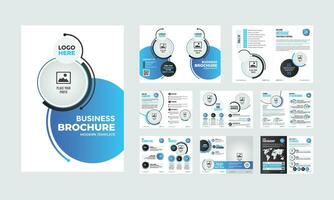 Modern multipurpose business brochure template design vector