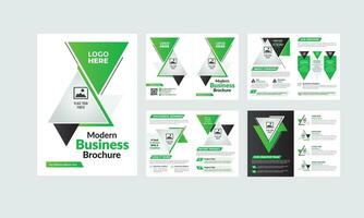 Modern multipurpose business brochure template design vector