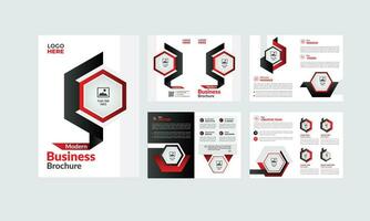 Modern multipurpose business brochure template design vector