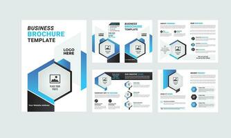 Modern multipurpose business brochure template design vector