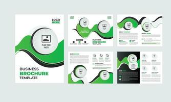 Modern multipurpose business brochure template design vector