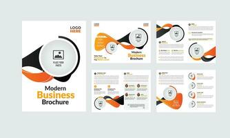 Modern multipurpose business brochure template design vector