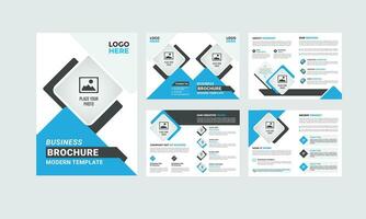 Modern multipurpose business brochure template design vector