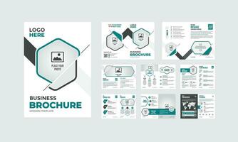 Modern multipurpose business brochure template design vector