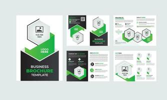 Modern multipurpose business brochure template design vector