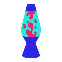 Lava lamp illustration vector