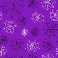 Spider web pattern. Halloween, festive background, packaging, textiles. Vector illustration.